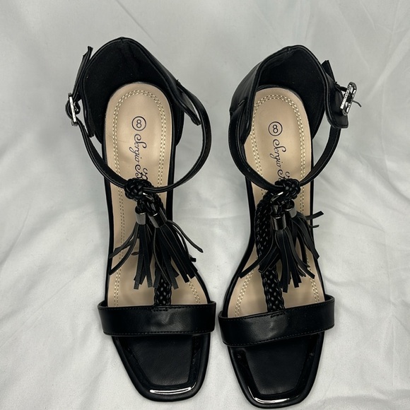 Sergio bari black heels size 8 - Picture 2 of 5